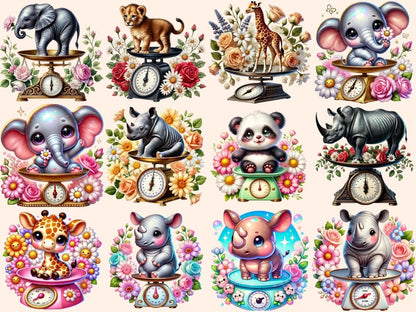 Weightscale Animals Clipart Animal Balance Art - Wonders Artist