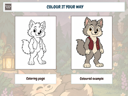 Werewolves Coloring Book — preview 3