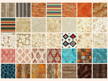 Western #1 Seamless Digital Paper Bandana Seamless - Wonders Artist