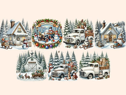 White Rustic Christmas Clipart christmas clipart - Wonders Artist