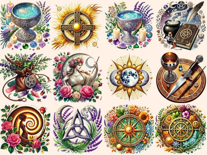 Wiccan Symbols Clipart magic symbols - Wonders Artist