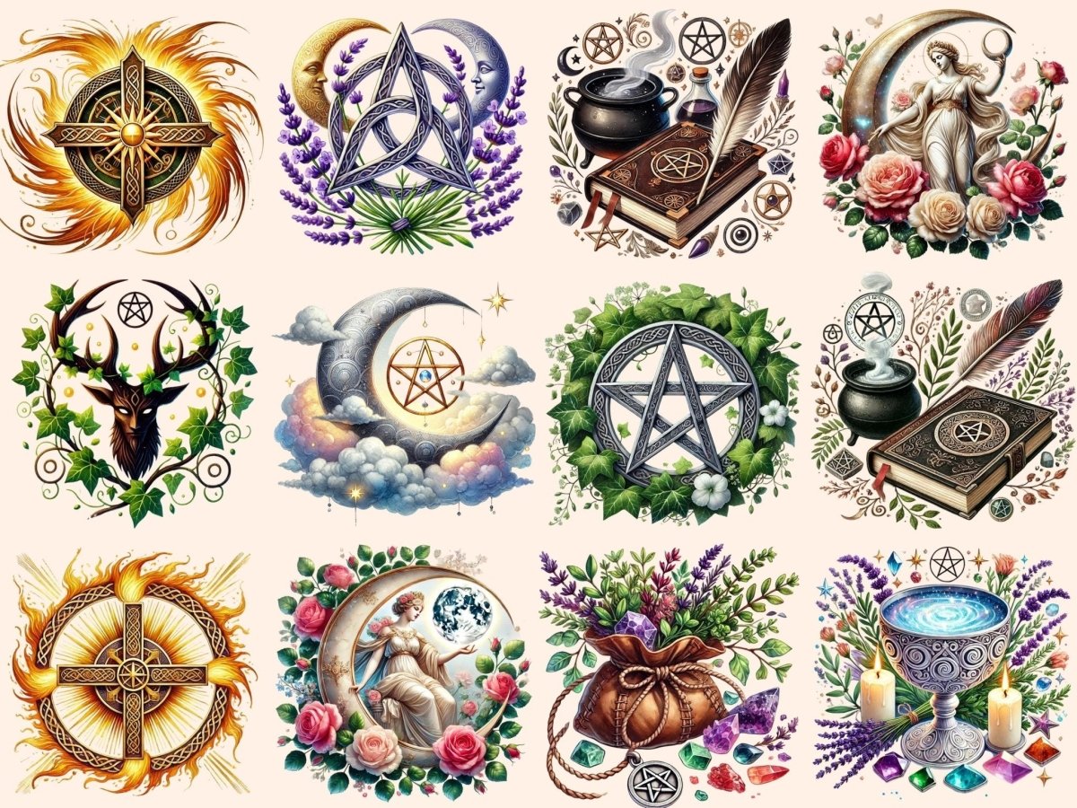 Wiccan Symbols (P2) Clipart magic symbols - Wonders Artist