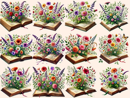Wildflower Books Clipart book design - Wonders Artist
