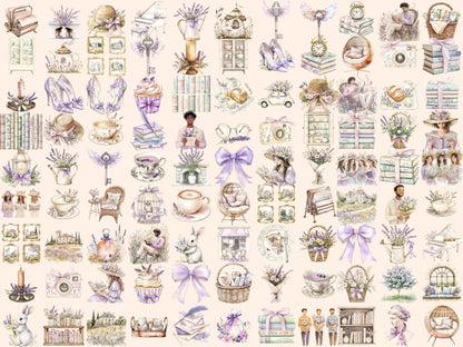 Wildflower Novel Watercolor Clipart Book Flower Art - Wonders Artist