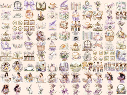 Wildflower Novel Watercolor Clipart Book Flower Art - Wonders Artist