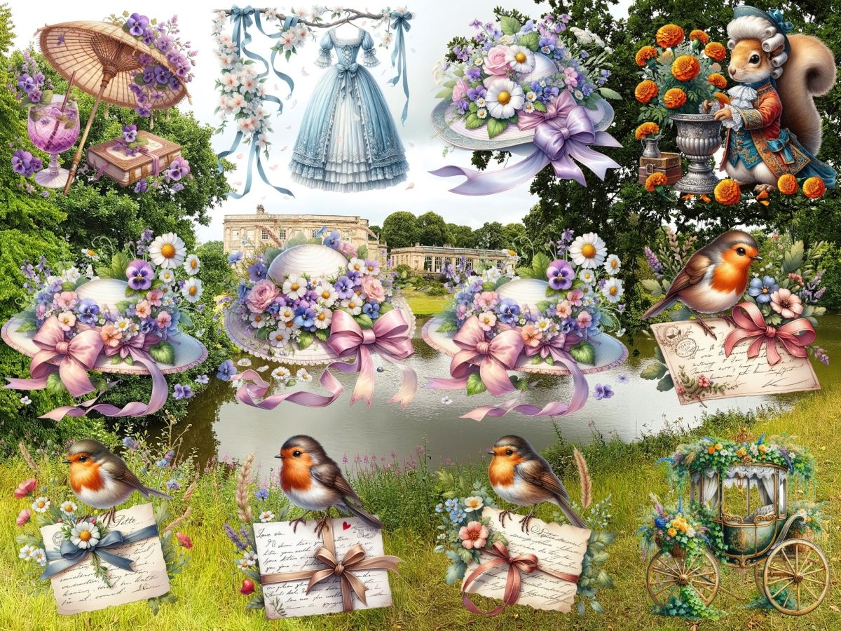 Wildflower Regency Clipart (BEGRENSET UTGAVE) image 5