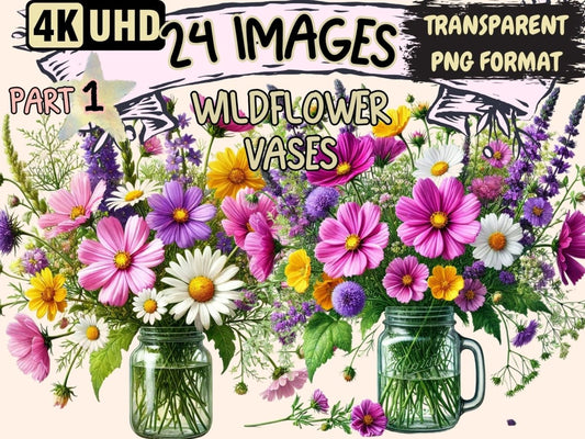 Wildflower Vases Clipart Cute vase art - Wonders Artist