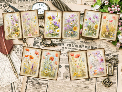 Wildflowers Journal Pages Botanical Pages - Wonders Artist
