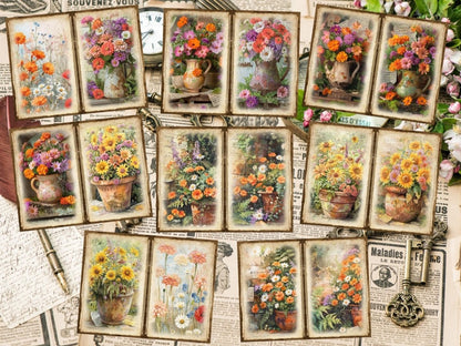 Wildflowers Journal Pages (P2) Botanical Pages - Wonders Artist