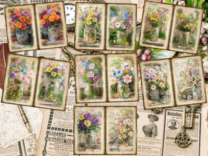 Wildflowers Journal Pages (P4) Botanical Pages - Wonders Artist