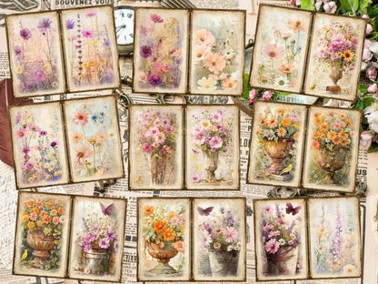 Wildflowers Journal Pages (P6) Botanical Pages - Wonders Artist