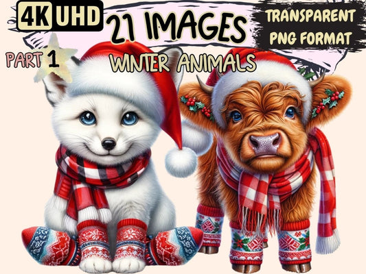 Winter Animals Clipart animal clipart - Wonders Artist