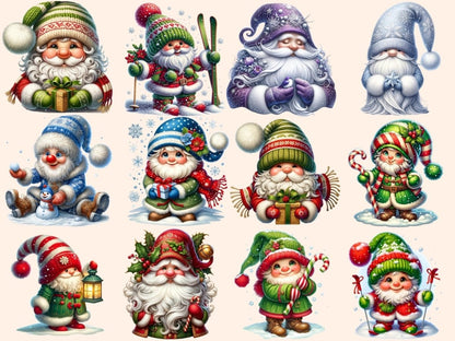 Winter Gnomes Clipart christmas gnome png - Wonders Artist