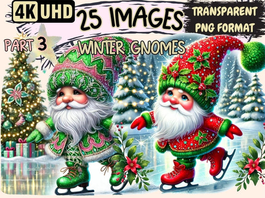 Winter Gnomes (P3) Clipart christmas gnome png - Wonders Artist