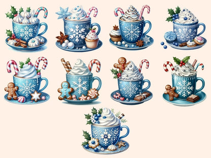 Winter Hot Cocoa Clipart Cocoa design - Wonders Artist