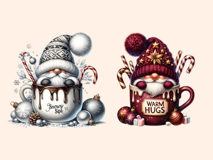Winter Hot Cocoa Gnomes (P3) Clipart christmas gnome png - Wonders Artist