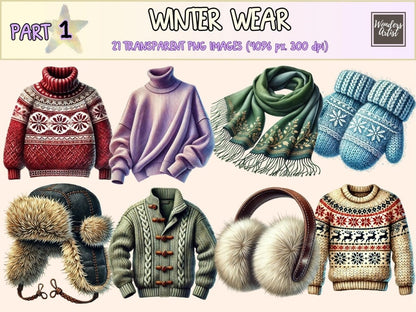 Winter Wear (P1) Clipart boots clipart - Wonders Artist