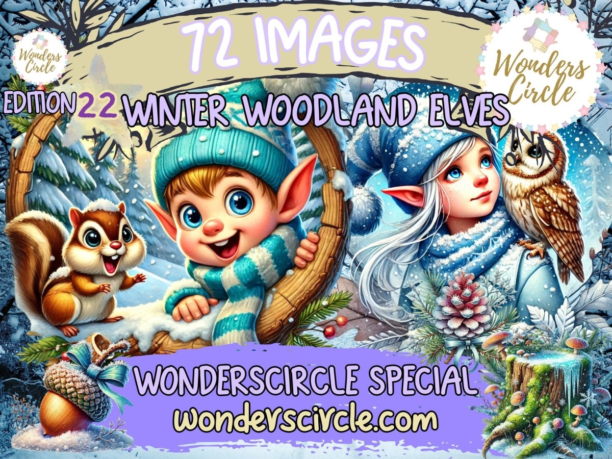 Winterboselfen Clipart (BEPERKTE EDITIE) image 1
