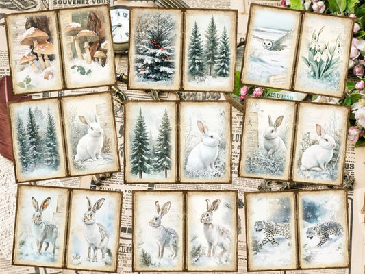 Winter Woodland Journal Pages (P3)