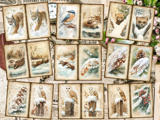 Winter Woodland Journal Pages (P5)