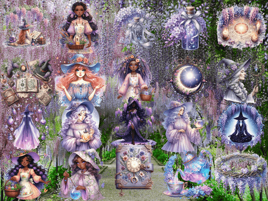 Wisteria Coven Clipart (LIMITED EDITION)