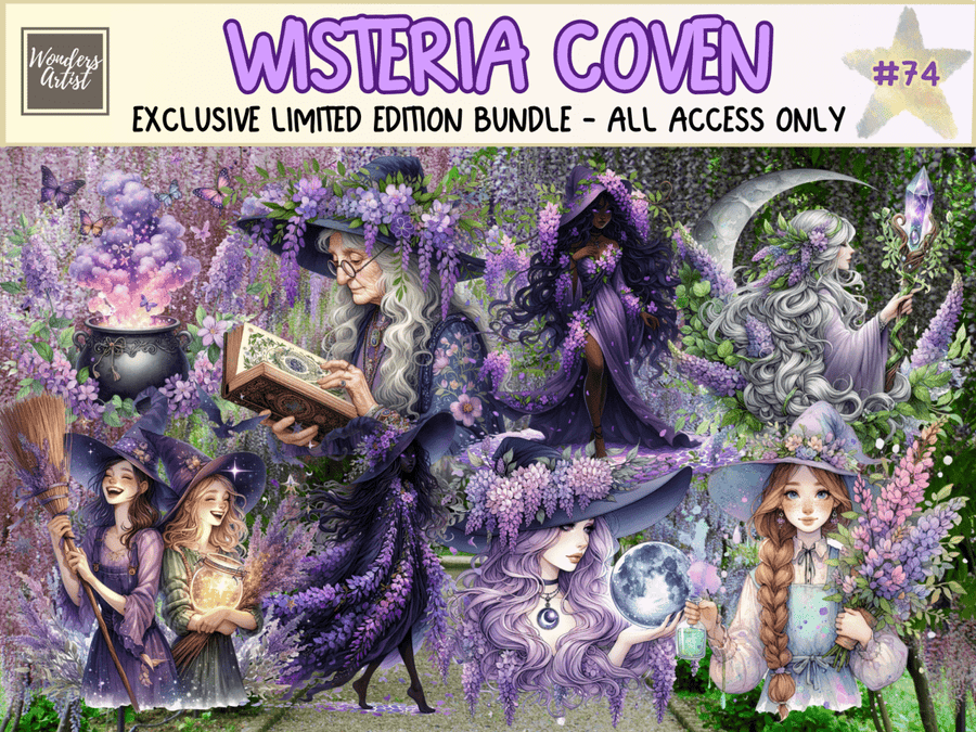 Wisteria Coven Clipart (LIMITED EDITION)