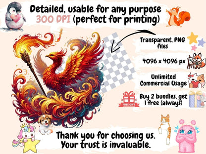 Wizard School Animals (P2) Clipart Enchanted Animal PNG - Wonders Artist