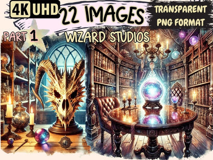 Wizard Studios Clipart Enchanted Studio PNG - Wonders Artist