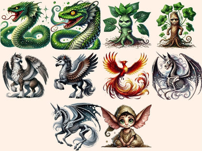 Wizard World Monsters Clipart beast clipart - Wonders Artist