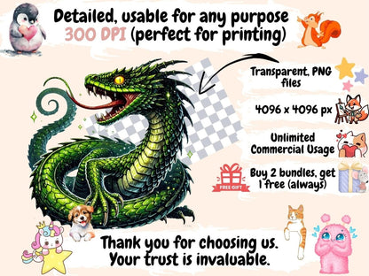 Wizard World Monsters (P2) Clipart beast clipart - Wonders Artist