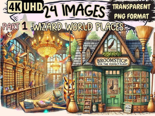 Wizard World Places Clipart Enchanted Places PNG - Wonders Artist