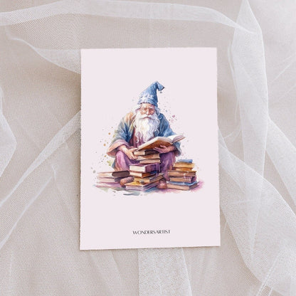 Wizards Watercolor Clipart fairytale clipart - Wonders Artist