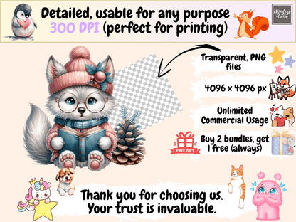 Wolves Clipart autopost Cute wolf art Digital wolf art - WondersArtist