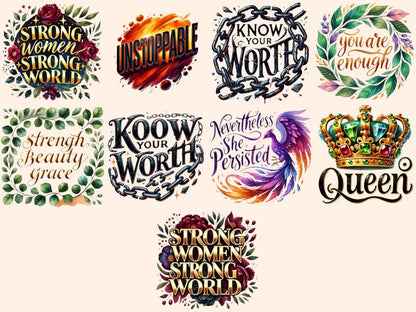 Women Empowerment Quotes Clipart empowered women art - Wonders Artist