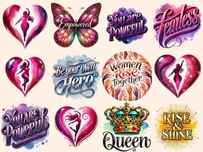 Women Empowerment Quotes Clipart empowered women art - Wonders Artist