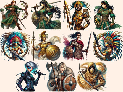 Women Warriors Clipart amazon warrior art - Wonders Artist