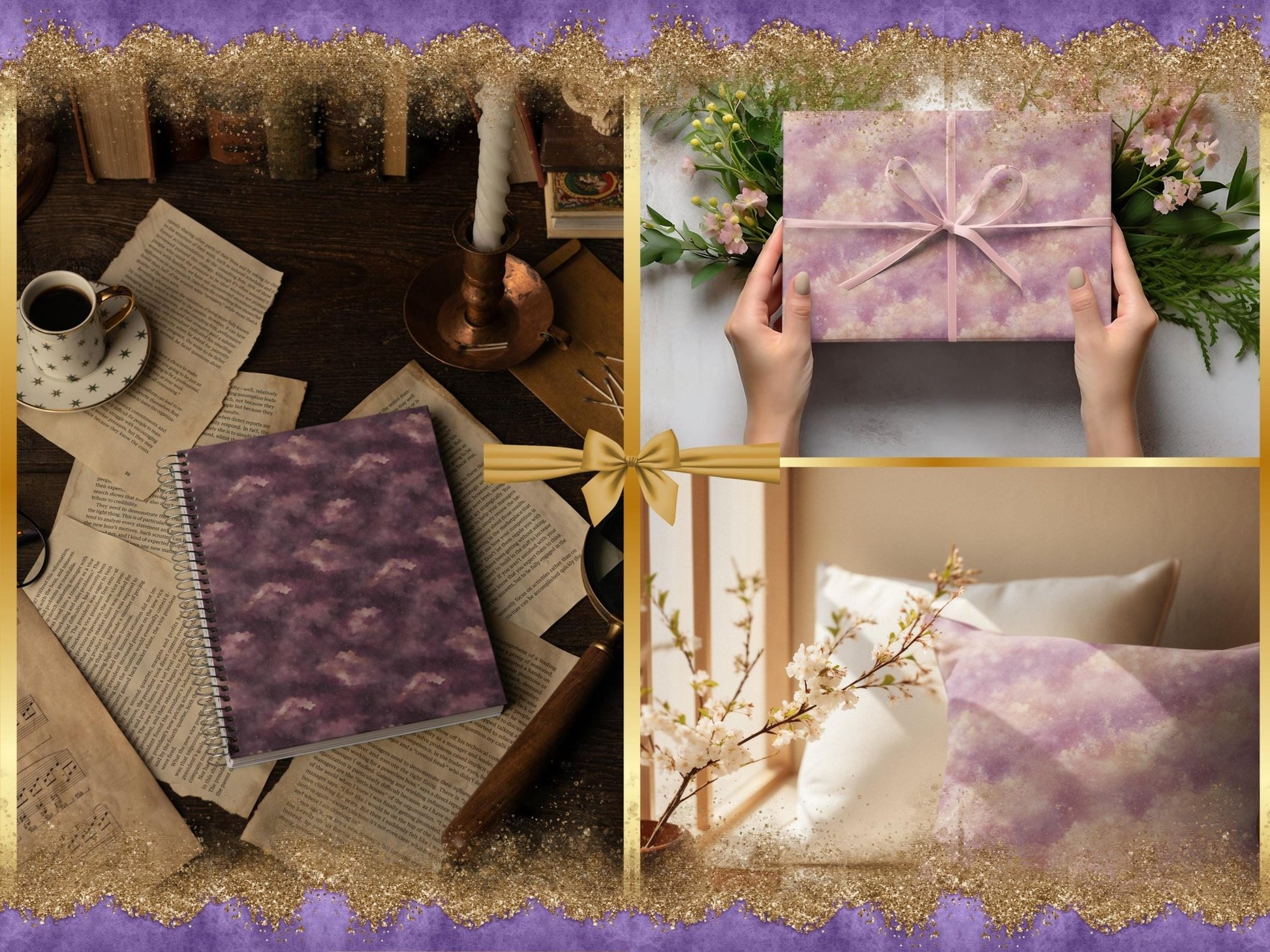 Wonderful Amethyst Seamless Digital Paper - High - Quality Instant Digital Download for Creative Projects