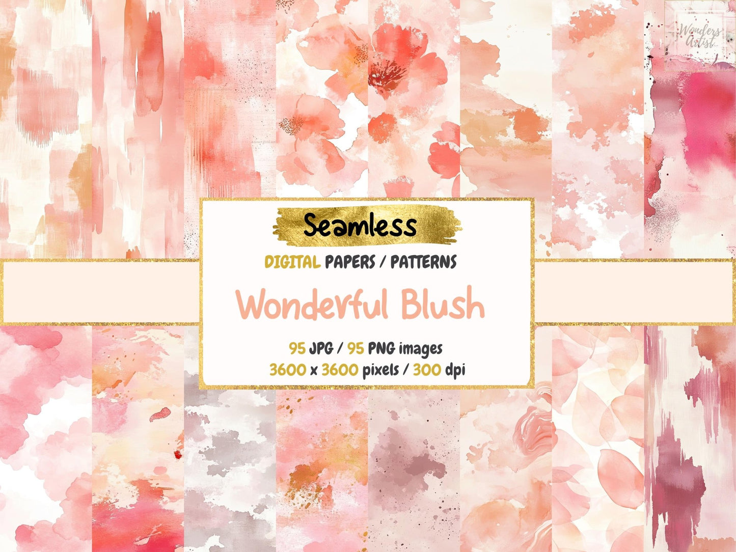 Wonderful Blush Seamless Digital Paper - High - Quality Instant Digital Download for Creative Projects