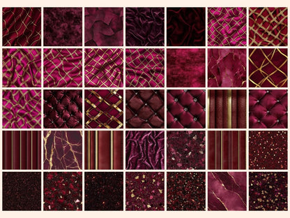 Wonderful Burgundy Seamless Digital Paper Burgundy Paper - Wonders Artist