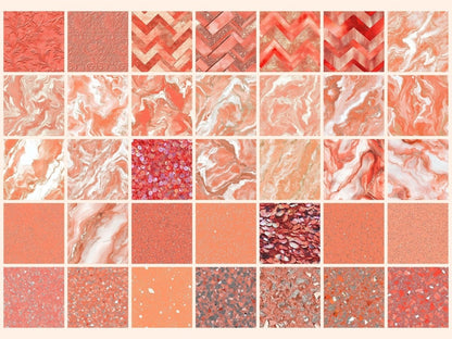 Wonderful Coral Seamless Digital Paper Coral Blossom Art - Wonders Artist