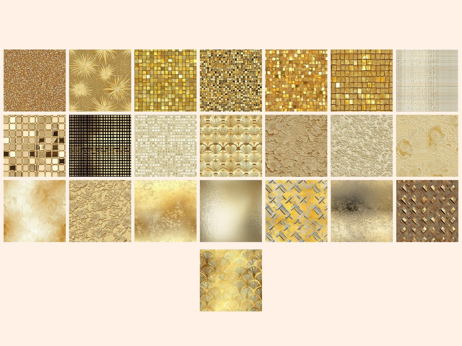 Wonderful Gold #1 Seamless Digital Paper - High - Quality Instant Digital Download for Creative Projects