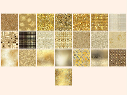 Wonderful Gold #1 Seamless Digital Paper Elegant Gold Paper - Wonders Artist
