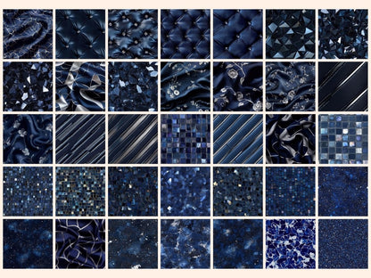 Wonderful Navy Blue Seamless Digital Paper Blue Pattern Paper - Wonders Artist