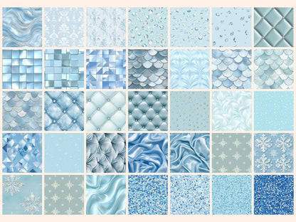 Wonderful Pastel Blue Seamless Digital Paper Baby Blue Seamless - Wonders Artist