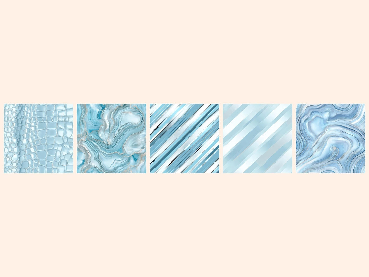 Wonderful Pastel Blue Seamless Digital Paper - High - Quality Instant Digital Download for Creative Projects