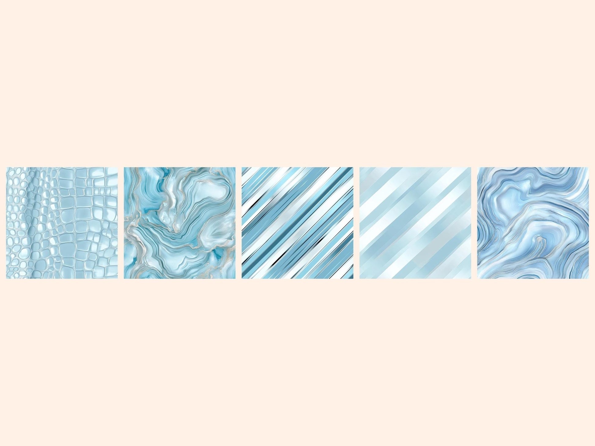 Wonderful Pastel Blue Seamless Digital Paper - High - Quality Instant Digital Download for Creative Projects