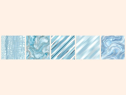 Wonderful Pastel Blue Seamless Digital Paper Baby Blue Seamless - Wonders Artist