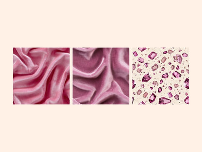 Wonderful Pink Seamless Digital Paper Blush Floral Art - Wonders Artist