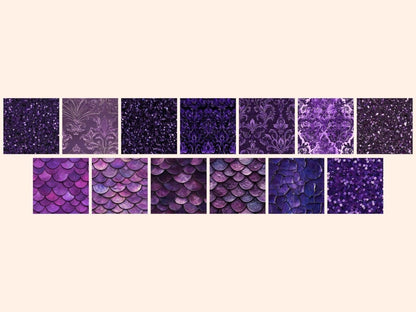 Wonderful Purple Seamless Digital Paper Elegant Purple Paper - Wonders Artist