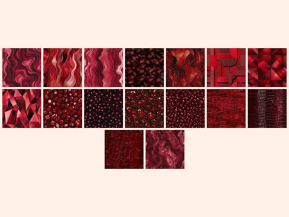 Wonderful Red Seamless Digital Paper Bold Red Seamless - Wonders Artist